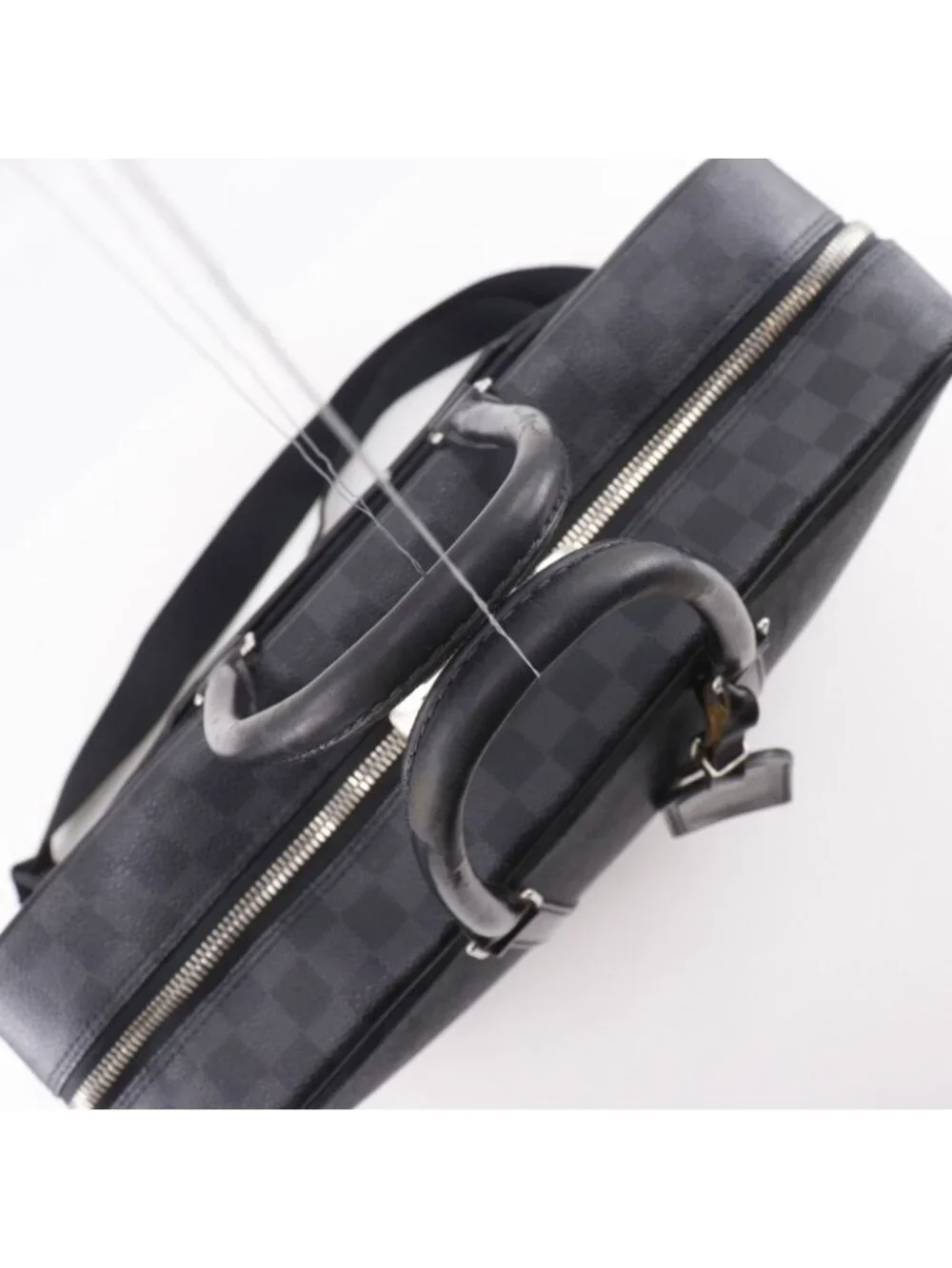 Louis Vuitton Porte Documents Voyage GM 2-Way Shoulder Damier Graphite Canvas